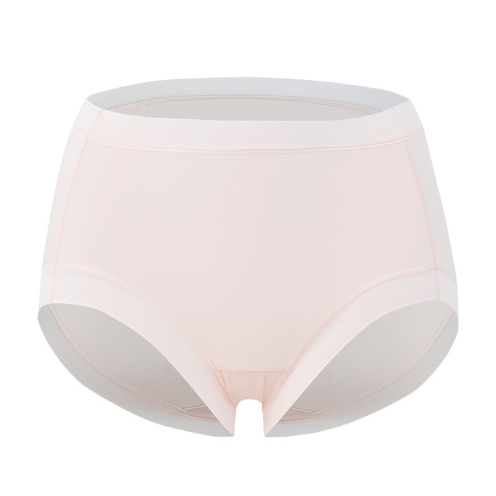 Женские шелковые трусы XL (персико-розовый цвет)