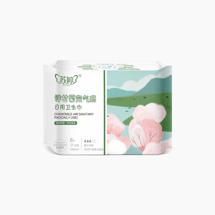 SUTING Дневные гигиенические прокладки с ромашкой 240 мм * 8 штук SUTING Дневные гигиенические прокладки с ромашкой 240 мм * 8 штук