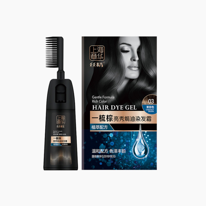 Zhanghua Краска для волос профессиональная (каштановый коричневый)210ml Zhanghua Краска для волос профессиональная (каштановый коричневый)210ml