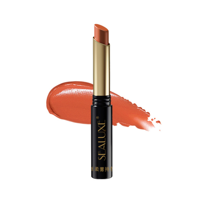 SEALUXE Стойкая губная помада Soft Mist Color (имбирные цукаты и цитрусовые), 2г