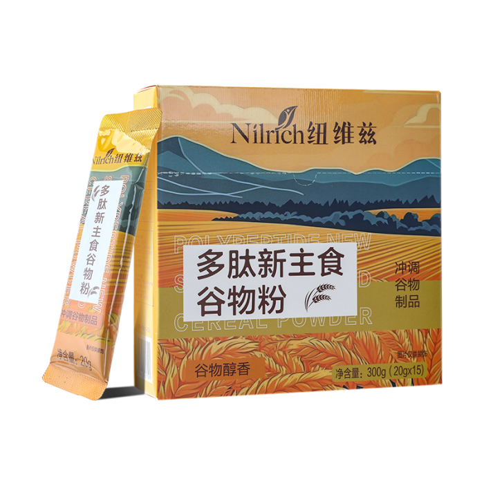 NILRICH Пептидный новый порошок из основных зерновых культур, 300 г NILRICH Пептидный новый порошок из основных зерновых культур, 300 г