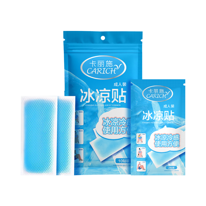 CARICH Охлаждающие пластыри для взрослых, в упаковке 10 штук CARICH Охлаждающие пластыри для взрослых, в упаковке 10 штук