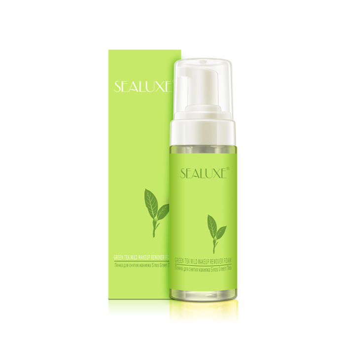 SEALUXE Пенка для снятия макияжа с зелёным чаем/150мл