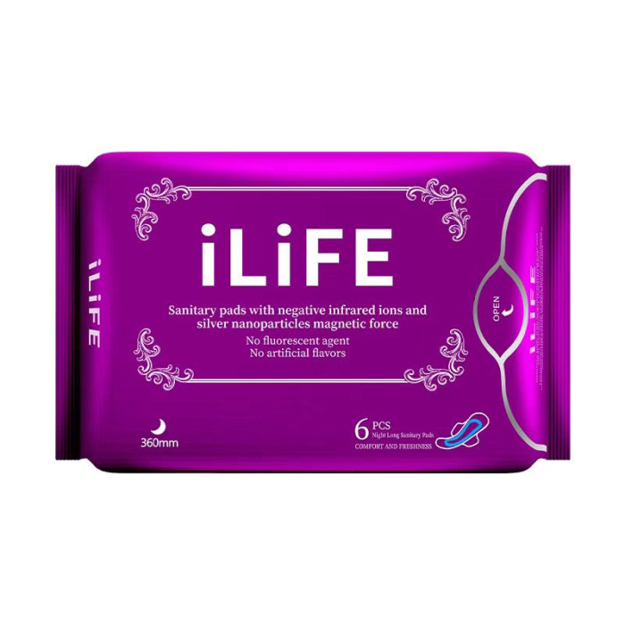 iLiFE Длинные ночные гигиенические прокладки iLiFE Длинные ночные гигиенические прокладки