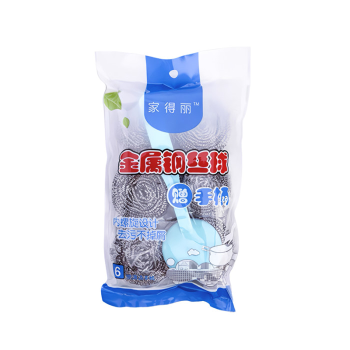 KARDLI Металлическая мочалка для мытья посуды, 6 шт/ уп